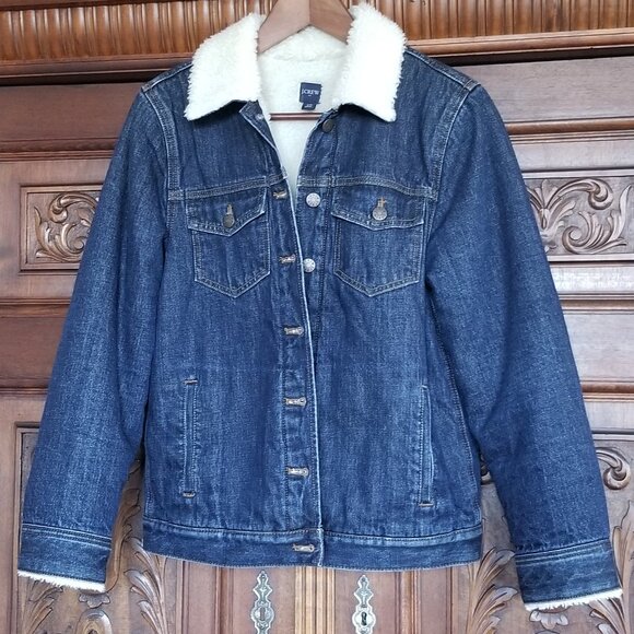 Lined Denim Jacket - Picture 2 of 6